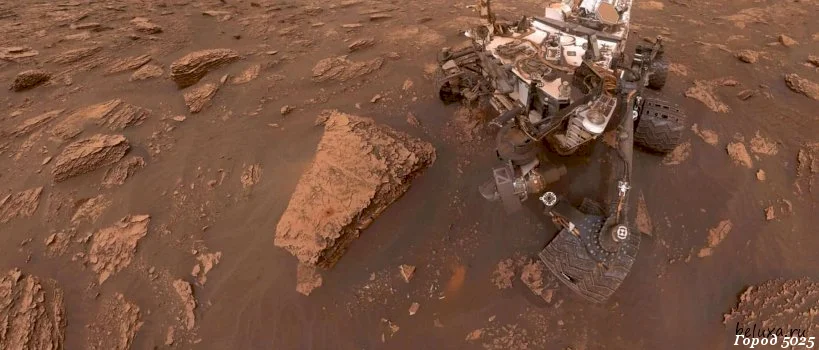 Аппарат "Кьюриосити" на Марсе, включив звук, вы можете услышать как звучит Красная планета
